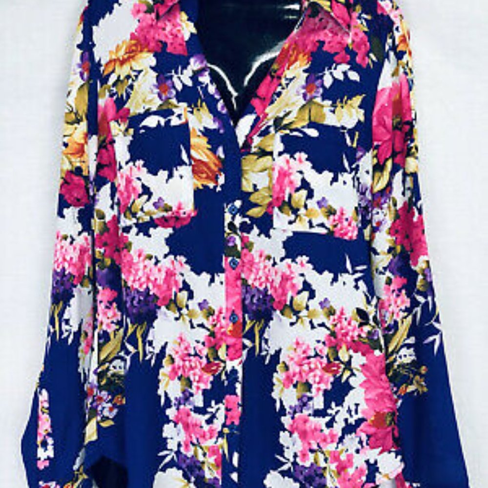 Pre-owned Express Floral Blouse - Picture 3 of 10